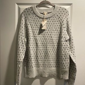 Polka dot sweater